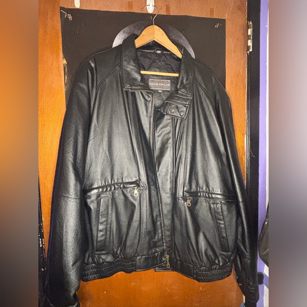 David Taylor Vintage Men’s Leather Jacket
